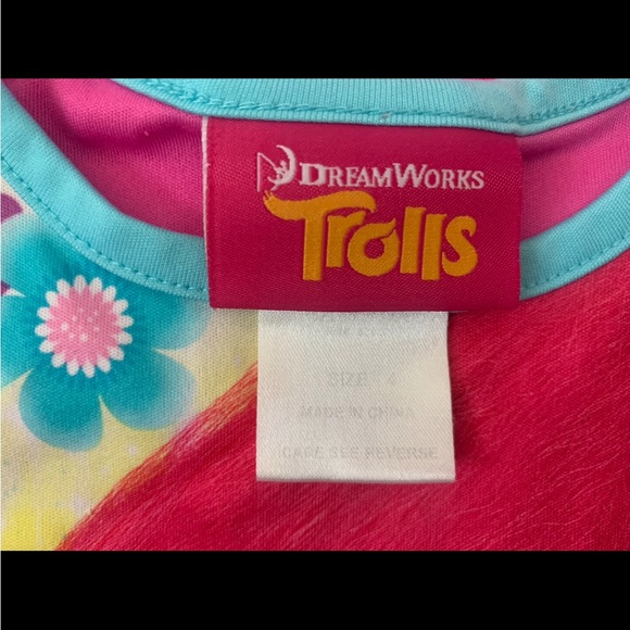 Trolls Poppy toddler nightgown. - Picture 2 of 2